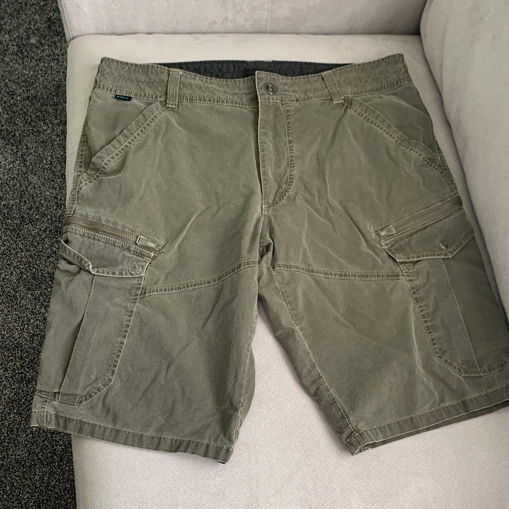 Kuhl Men's Olive Green Cargo Shorts